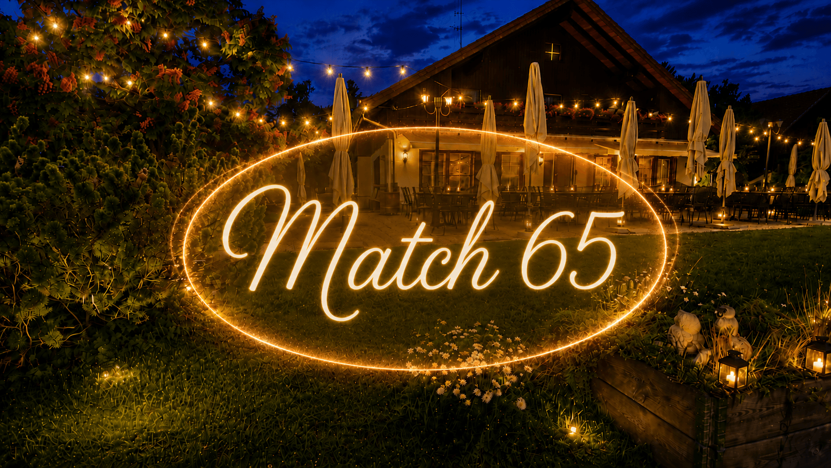 Match 65 bei Nacht